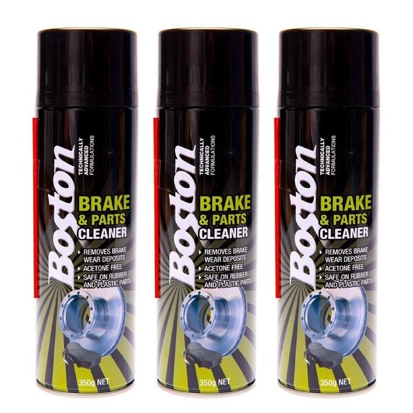 3x Brake and Parts Cleaner Aerosol Spray Can PRO H/Duty Fast Clean 350g