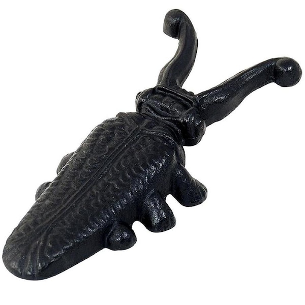 Boot Puller Cast Iron Shoe Remover Gumboot Jack Wellies Black Scraper Bettle Med