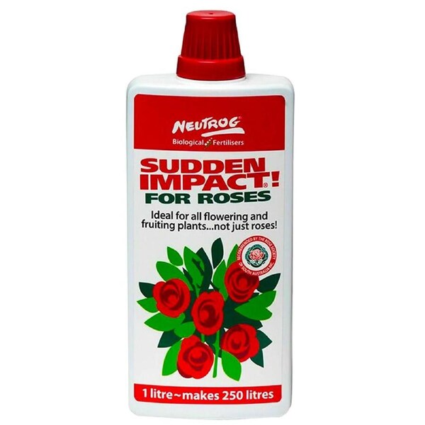 Neutrog Sudden Impact Roses 1L Organic Boosted Fertiliser Liquid Plants Fruit