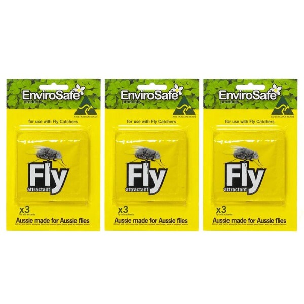 9x Envirosafe® Fly Attractant Refill Sachets for Fly & Wasp Trap 3x3PACK 2342269