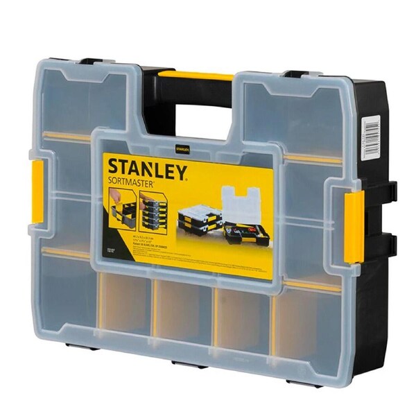 Stanley SortMaster® Tool Box Parts Organiser Pro Deep Tradies Chest Organise