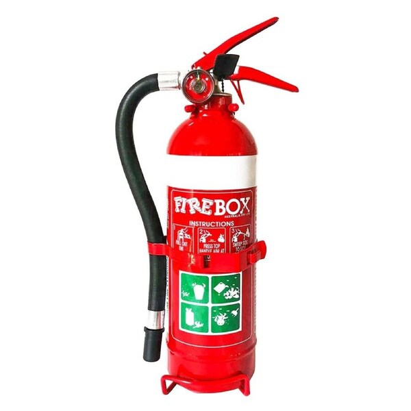 Fire Extinguisher 1.5kg ABE with Bracket Dry Powder Car Boat Home Caravan Approv