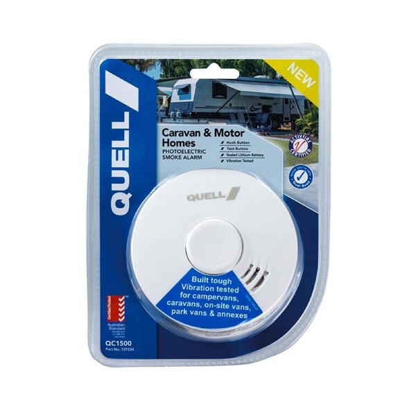 Smoke Alarm Fire Detector Quell® PRO Sealed Bug Screen Caravan & RV