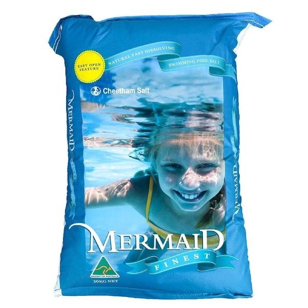 Pool Salt 20kg Bag Premium Fine Australian Made Mermaid Swimming Sodium Chloride
