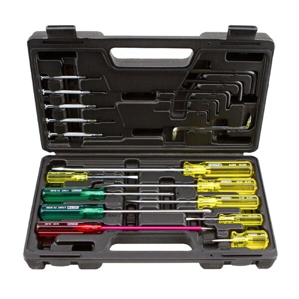 Stanley® 20pc Screwdriver Set in Carry Case with Hex Keys Screw Driver Kit 20pc