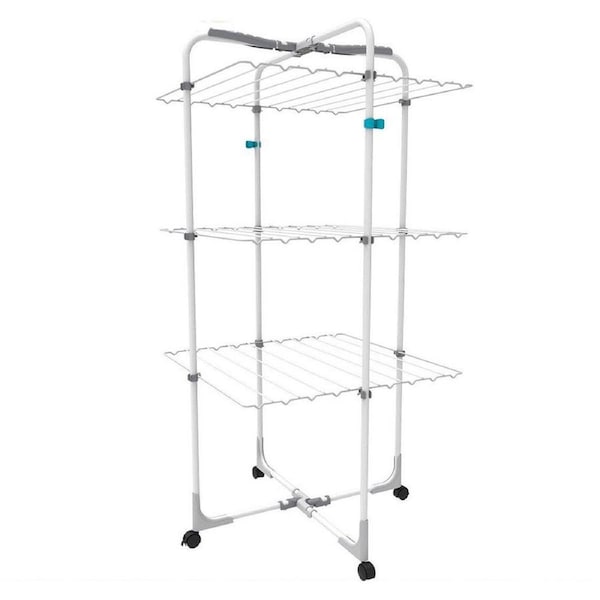 Hills Premium Clothes Airer 3 Tier 19.2m Genuine Portable Clothesline Mobile Dry