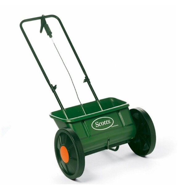 Scotts Large Fertilizer Spreader & Wheels Lawn Grass Seed Seeder Even Green Drop
