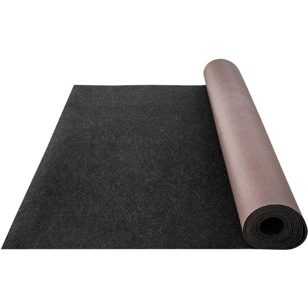Charcoal Black Marine Carpet 6x13 ft - Non-Slip, Water-Proof, Easy Install