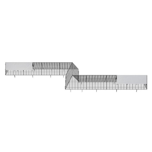 Portable Chicken Tunnel: Spacious, Secure, and Weatherproof for Outdoor Poultry