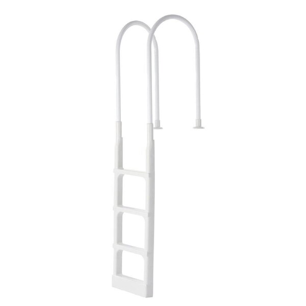 4-Step Pool Ladder with Double Handrails for 48-54 Inch Pools, 300 lb Capacity