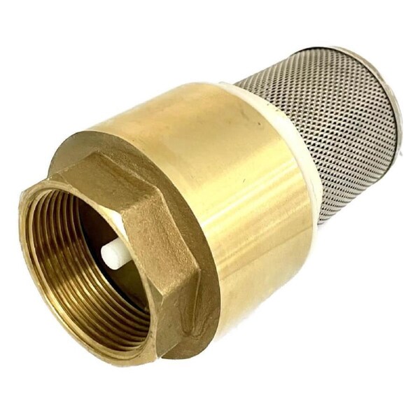 Foot Valve One Way Non Return Valve 1-1/2" Spring Loaded