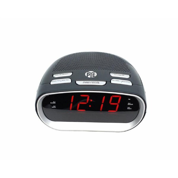 PYE AM/FM Alarm Clock Radio PCR3 – Wake to Music or Alarm with Snooze Button