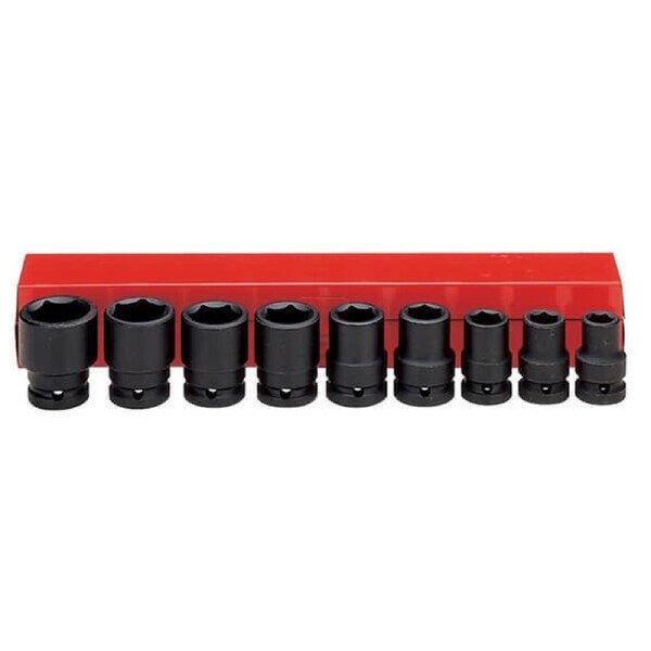 Ampro 1/2" Drive Imperial Impact Socket Set 9 Piece A5610