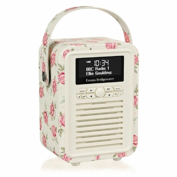 VQ Retro Mini DAB Radio - Emma Bridgewater Rose & Bee