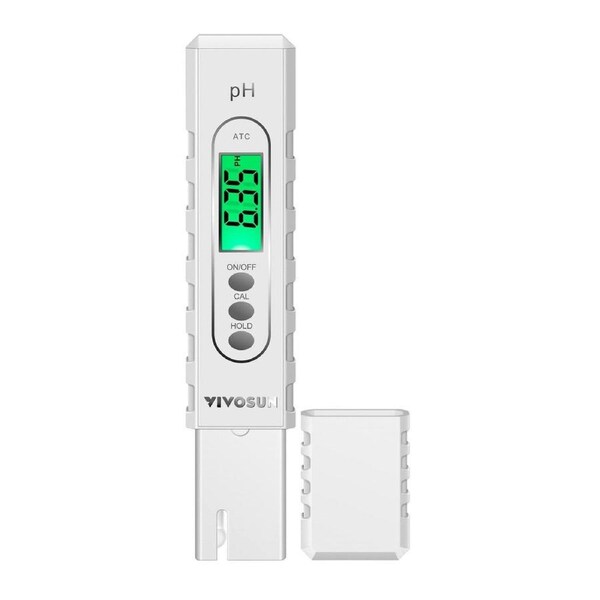PH Meter Digital PH Tester Pen Hydroponics Water Tester Pool Aquarium