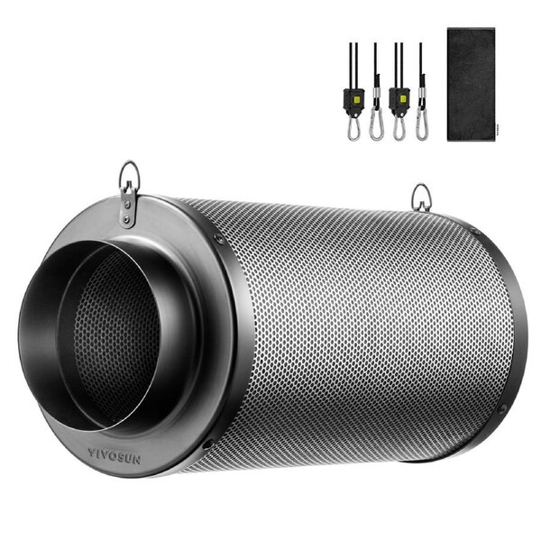 4 Inch Air Carbon Filter Smelliness Control for Exhaust Fan, Grow Tent