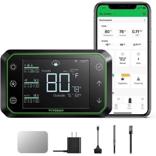 GrowHub Controller E42A Smart Environmental WiFi-Controller App Control