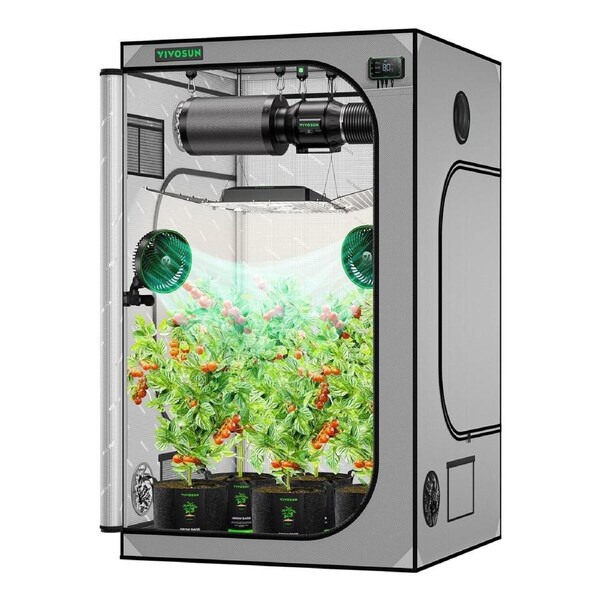 Upgrade Grow Tent 120x120x200cm Hydroponics Indoor Room Grow System