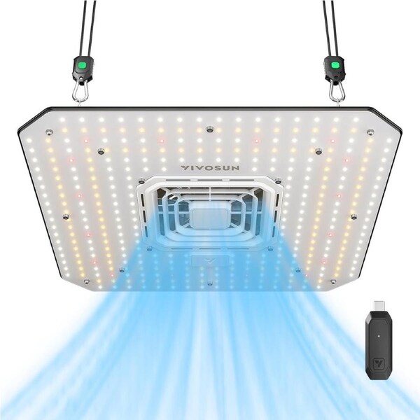 AeroLight A100SE, 100W LED Grow Light Fan with GrowHub Controller E25