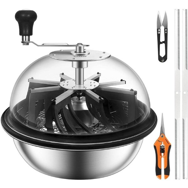 Upgrade Bud Leaf Bowl Trimmer 19 Inch 48cm Tumble Stainless Steel Blades