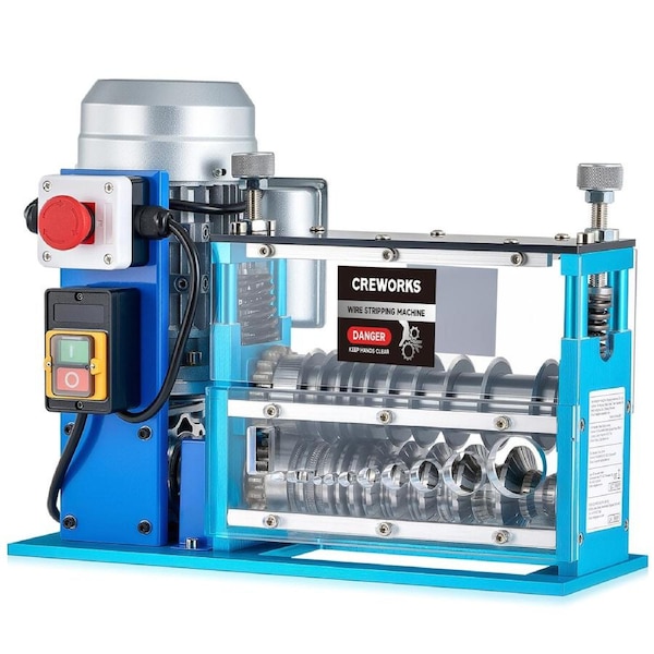 CREWORKS Automatic Power Wire Stripper Copper Cable Stripper Tool for DIY Wiring