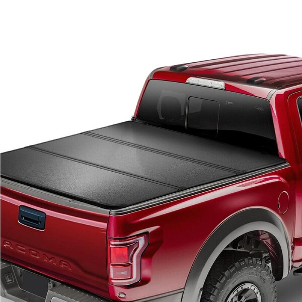 Tri-Fold Truck Bed Cover with LED for 2016-2023 Toyota Tacoma 5' Bed