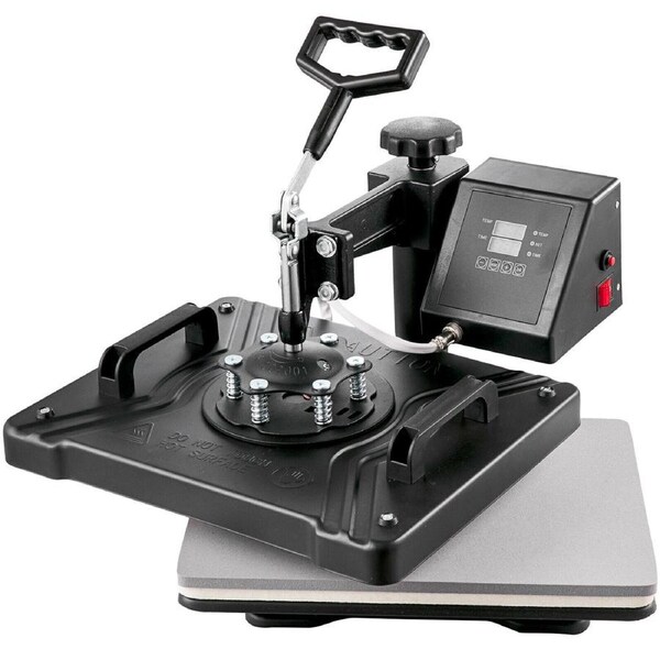 5-in-1 Heat Press Machine for T-Shirts, Mugs, Plates, Caps, and More