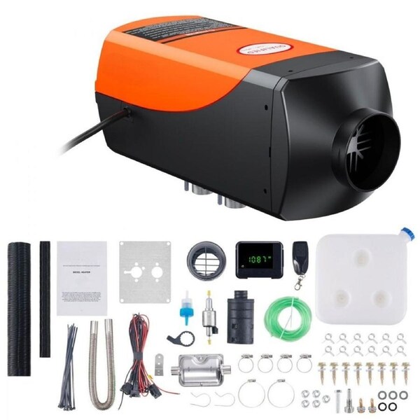 12V 2KW Diesel Air Heater with LCD & Remote for Vehicles and Indoor Use