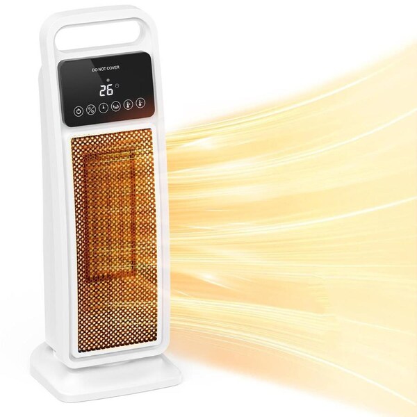 3 Modes Electric Fan Heater Portable Ceramic Space Heaters 2000W TEMP Adjustable