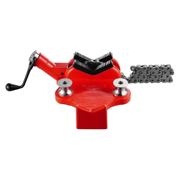 Heavy Duty Bench Chain Vise for Pipe Clamping, 1/2 to 8 Inch Capacity
