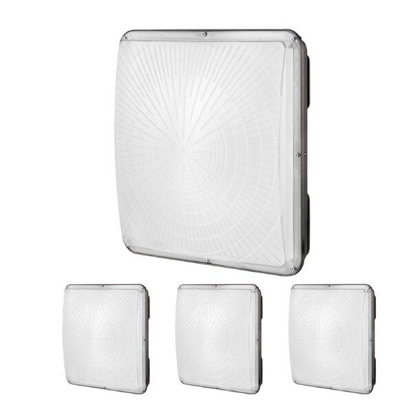 4-Pack 150W LED Canopy Lights 16500LM 5000K for Outdoor Use