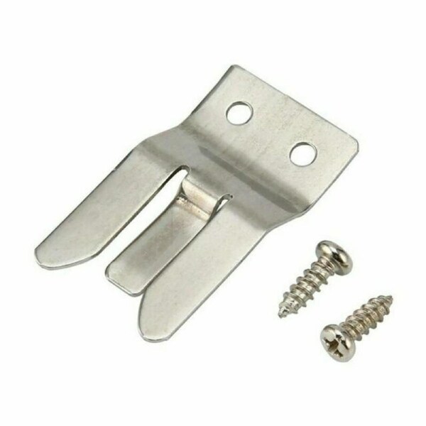 2 X CB UHF RADIO MICROPHONE HOLDER CLIP SCREW MIC BRACKET HAM CRADLE