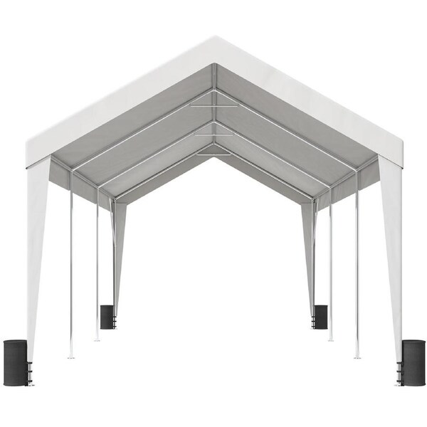 Heavy-Duty 10x20ft Car Canopy Shelter Tent for Vehicles and Boats