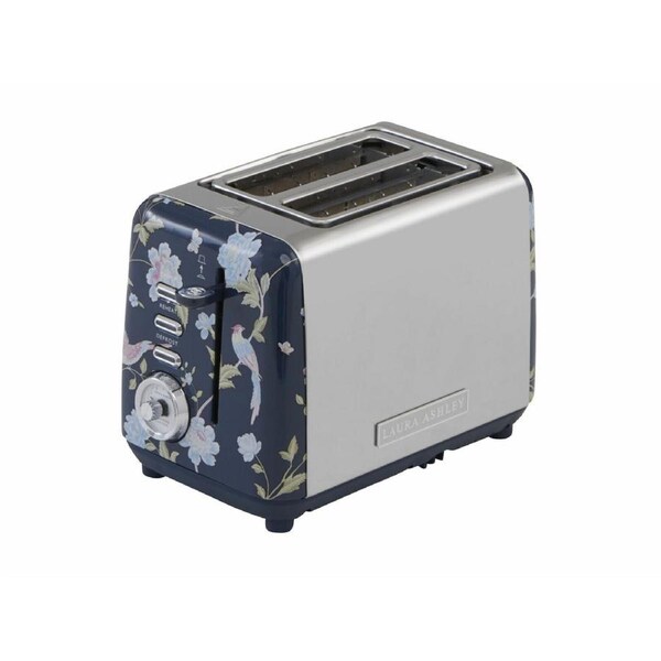 Laura Ashley Elveden 2 Slice Toaster Navy Blue SBT582BS