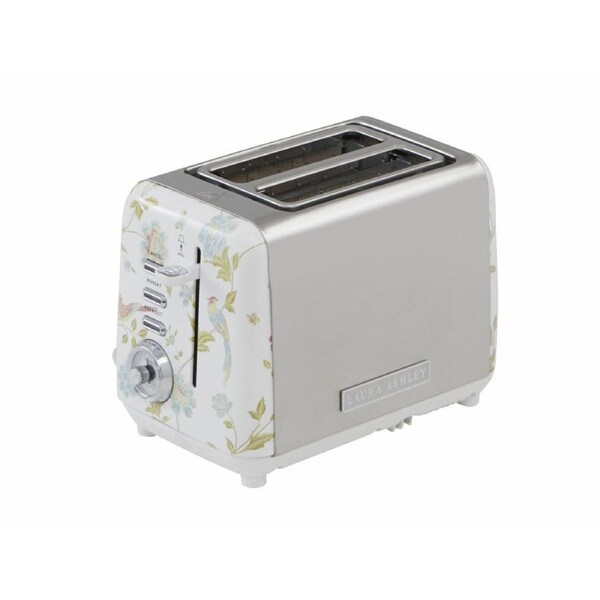 Laura Ashley Elveden 2 Slice Toaster White SBT582WS