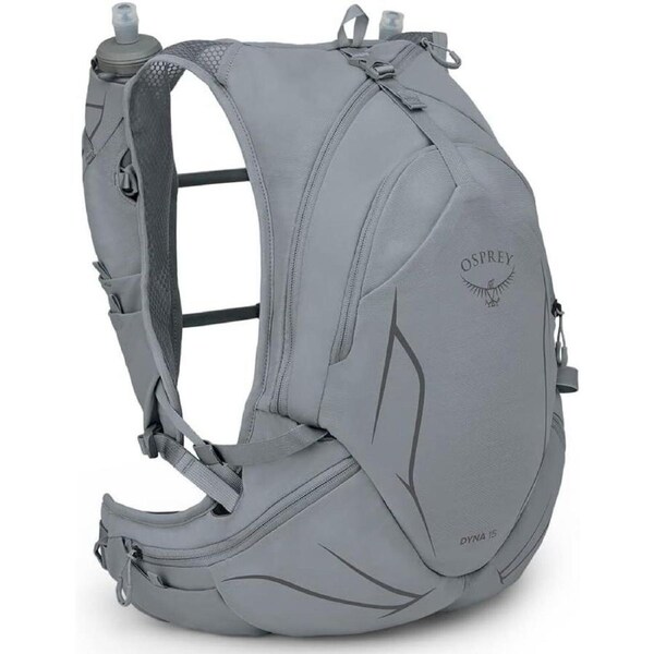 Osprey Dyna 15 Womens Running Hydration Vest Bag w/ Hydraulics Reservoir in Slate Grey M/L