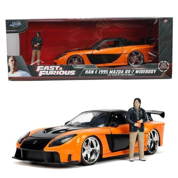 Jada Fast & Furious Die-cast 1:24 Han With 1997 Mazda RX7