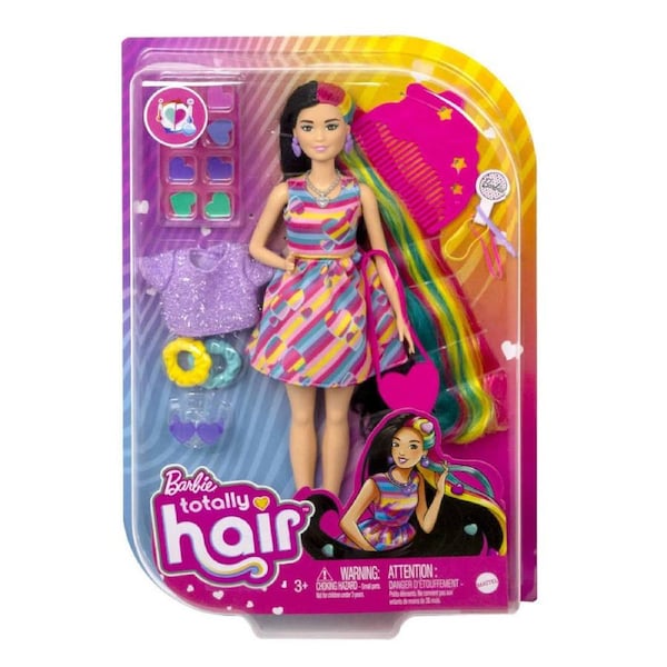 Barbie Totally Hair Dark Hair Doll