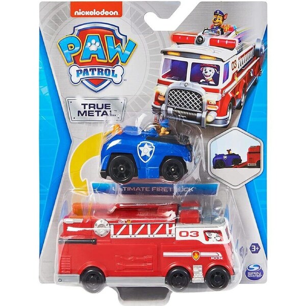 Paw Patrol True Metal Firetruck Die-Cast Team Vehicle