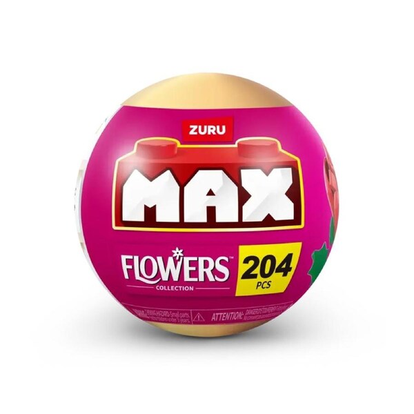 ZURU MAX Premium Flowers Building Bricks Collection