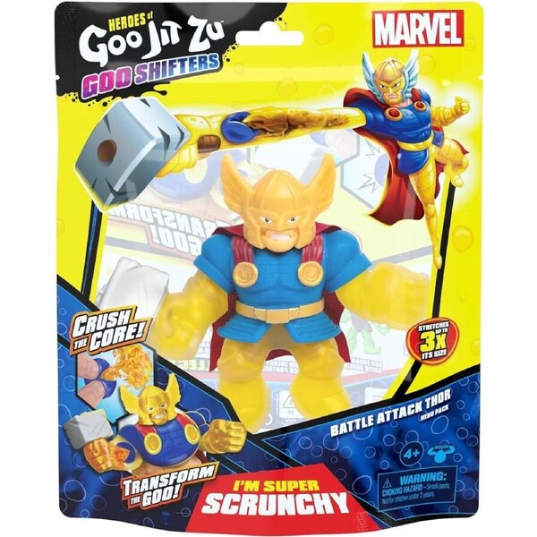 Heroes of Goo Jit Zu Goo Shifters Hero Pack Marvel Battle Attack Thor