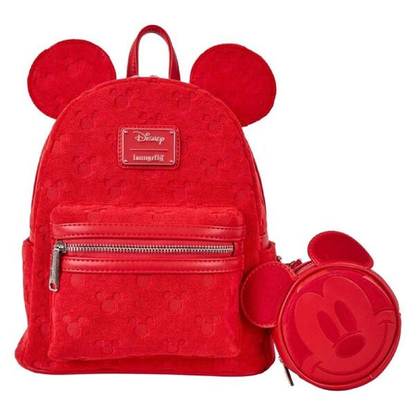 Loungefly Disney Mickey Ears Burnout 10 inch Mini Backpack