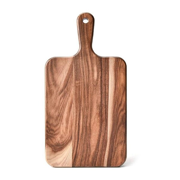 SOGA 32cm Rectangular Premium Wooden Acacia Cutting Board Paddle Kitchen