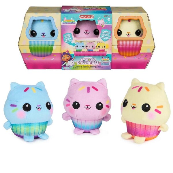 Gabby's Dollhouse Cakey's Cupcake Cousins Plush