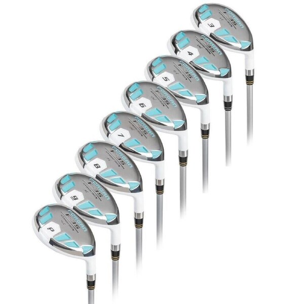 Forgan of St Andrews F35 Petite Full Hybrid Iron Set 3-PW, Ladies Right Hand, ALL Graphite