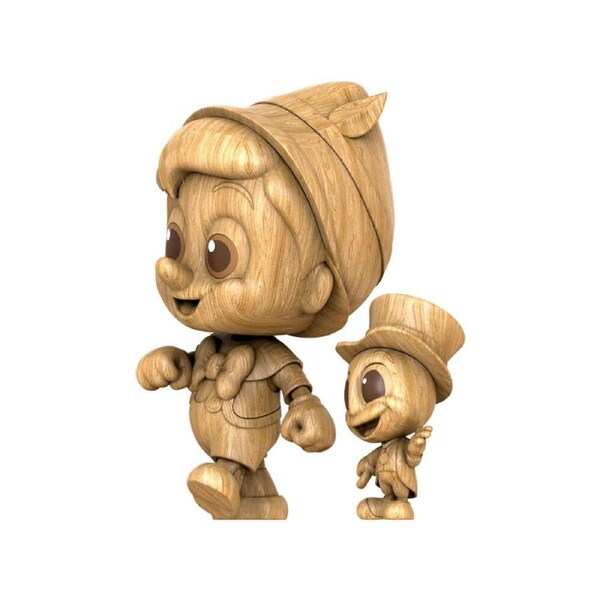 Hot Toys Pinocchio 1940 Pinocchio & Jiminy Cricket Toy Color Version Cosbaby