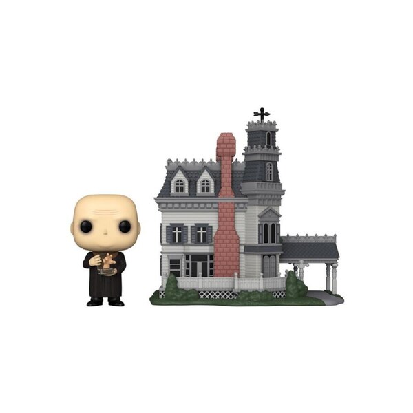 Funko Addams Family TV Fester with Addams Family Mansion Pop Town Figure Toy
