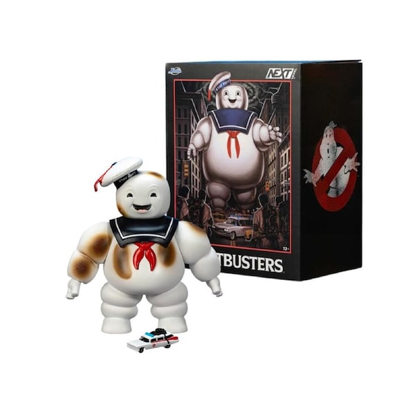 Jada Toys Ghostbusters Staypuft 6" with Ecto-1 Next Level Nano Set Figure Toy