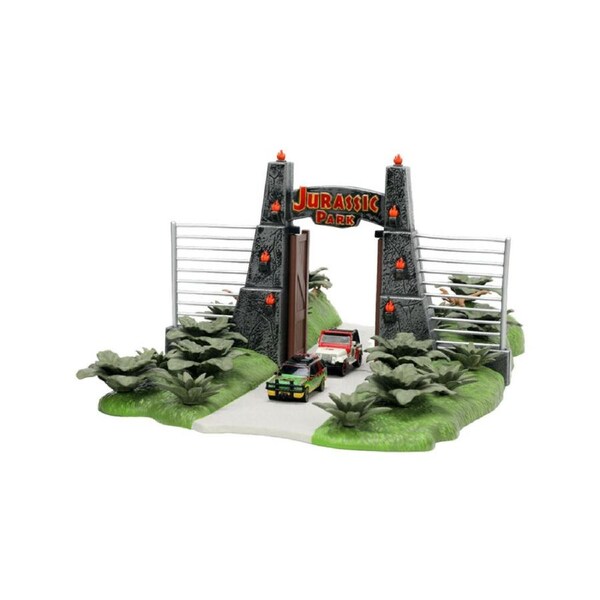 Jada Toys Jurassic Park Nano Scene Diorama w/ 2 Vehicles Kids Figure Toy