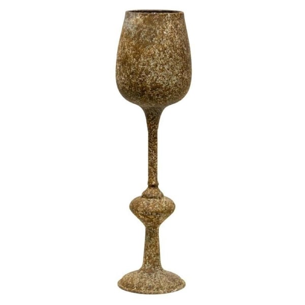 Willow & Silk Vintage Style Decorative Goblet 13x13x48cm